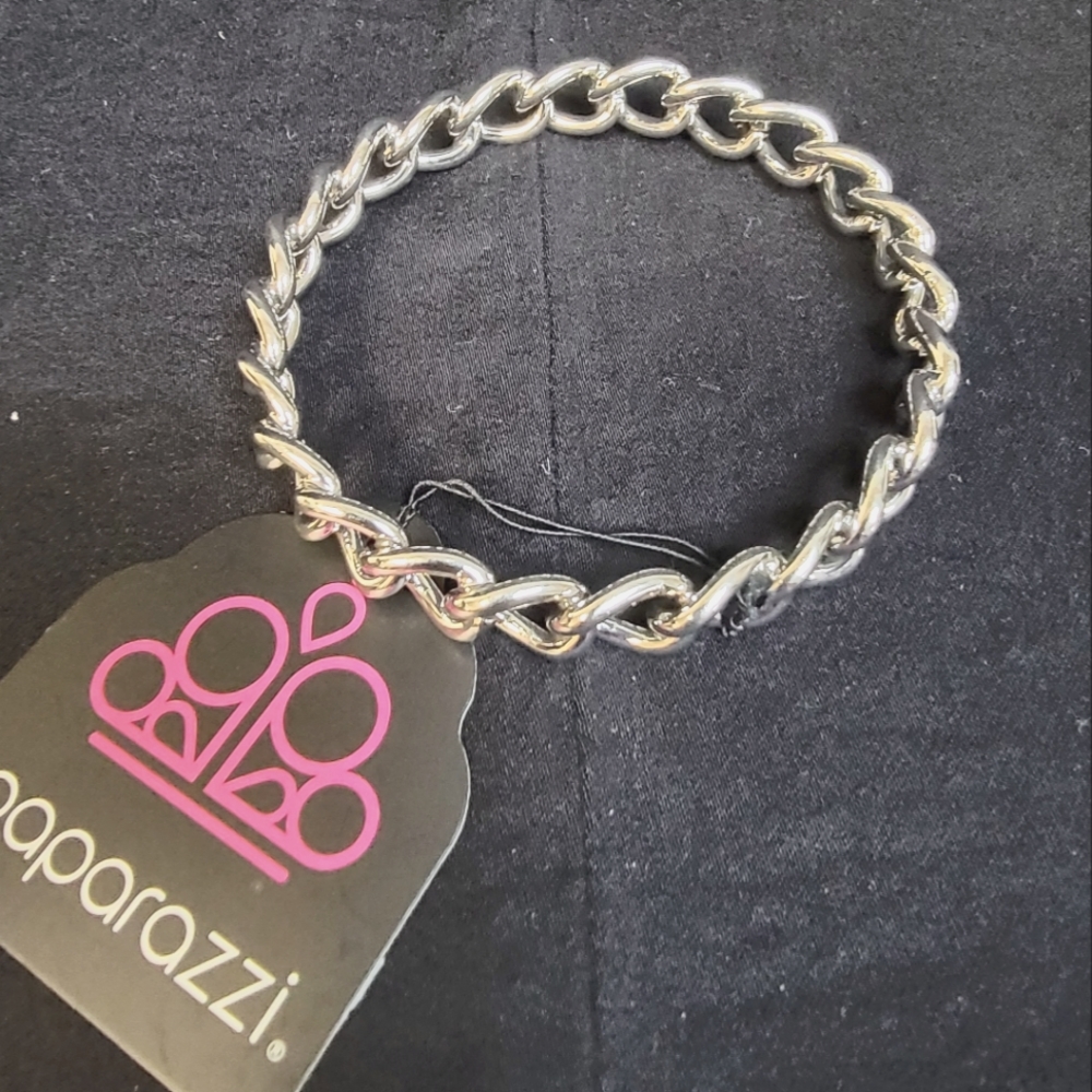 NWT Paparazzi- "Rebel Radar" - Silver Bangle